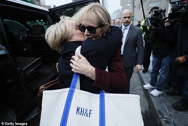Carroll dedicated her book to Kaplan (left), her attorney throughout both trials. Kaplan resigned from the board of Times Up following backlash for reportedly reviewing a draft of an op-ed attacking the character of a Cuomo accuser.