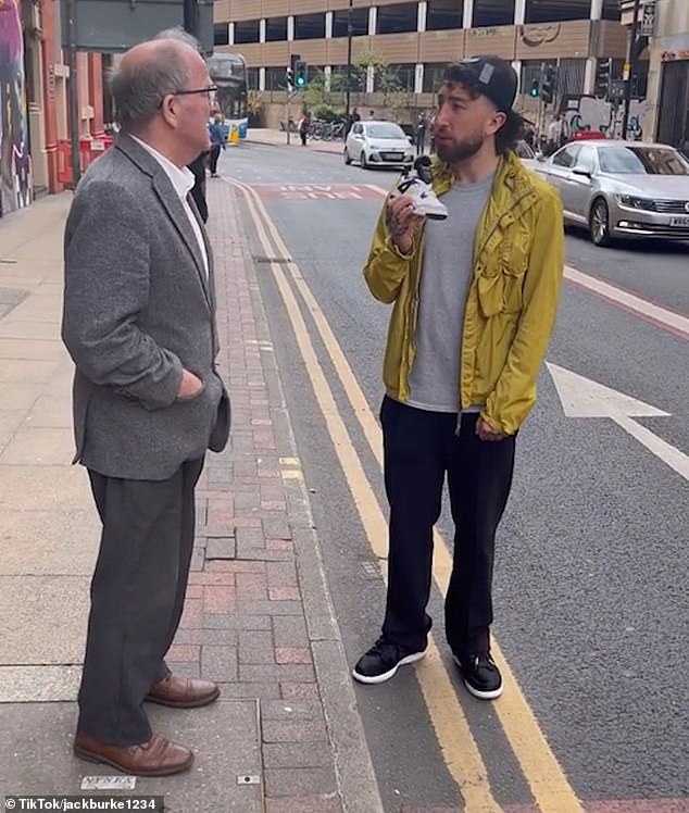 In the video, Tommy reveals he is the father of the Mancunian brothers before declaring: '[Them] guys talking about music, they wouldn¿t f***ing know music if it f***ing bit them¿