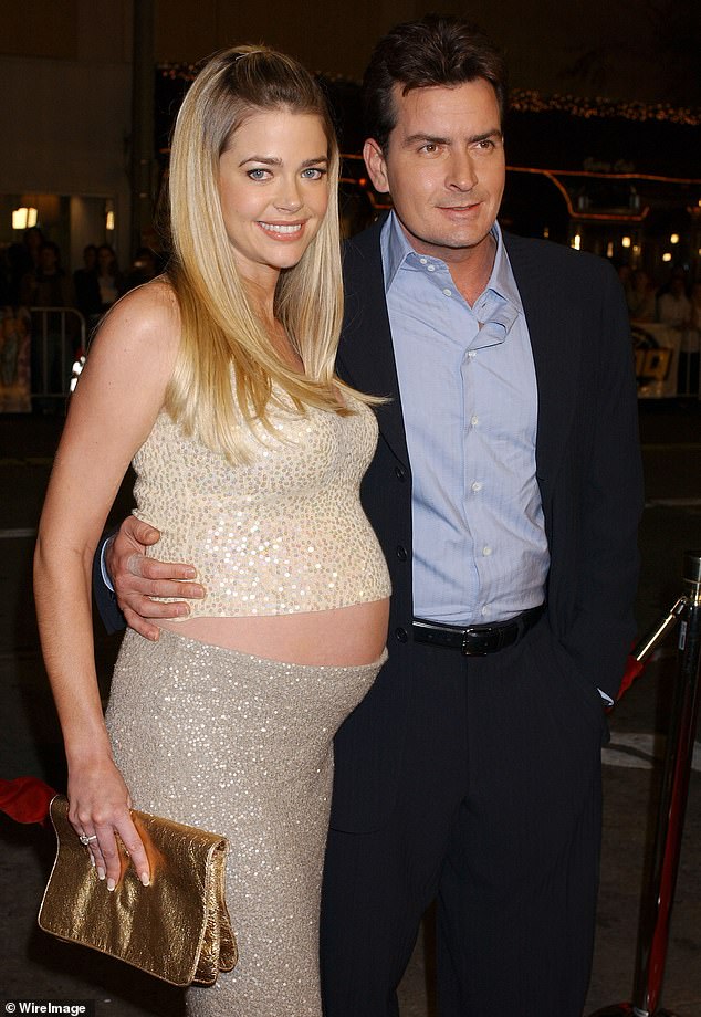 The famous pair were married from 2002-2006;  Pictured in Los Angeles in January 2004