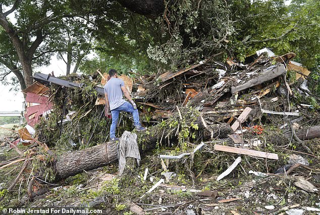 The scale of the devastation quickly becomes clear while driving through Kerrville and the neighboring towns of Ingram and Center Point, where giant pine trees are snapped in half like discarded toothpicks