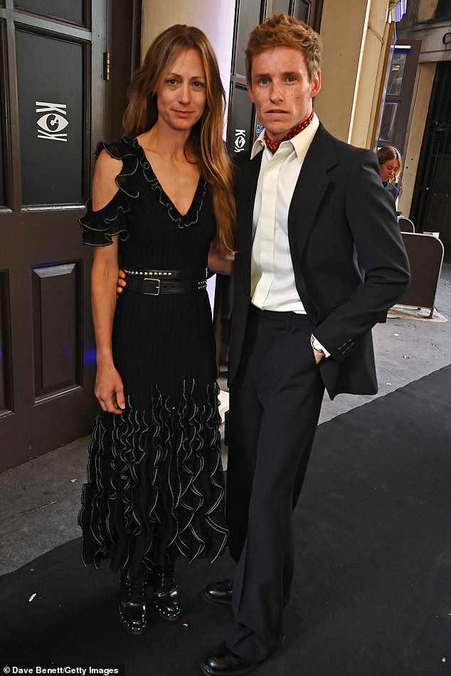 Eddie, who has previously starred as the Emcee in the Cabaret's London revival in 2021, enjoyed a date night with his wife Hannah Bagshawe at the show
