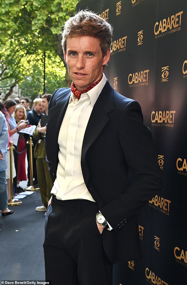 Eddie previously transformed into the role of the Emcee to star in Cabaret