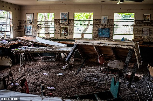The raging floodwaters destroyed Camp Mystic cabins, leaving them caked in mud and in complete disarray
