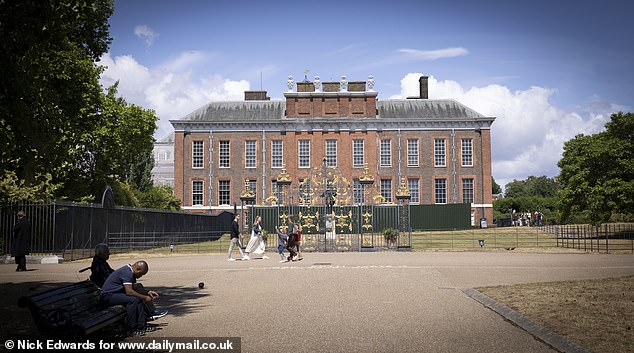 The drones could fly over places like Kensington Palace (above), Hyde Park and Oxford Circus