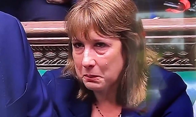 Rachel Reeves was not in the commons to answer questions about her fiscal rules, after she shed a tear on the benches last week