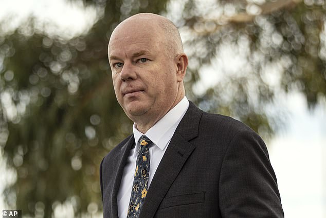 Her ex-husband Simon Patterson (pictured) took the stand, telling the court Patterson was 'very intelligent', 'witty' and 'quiet funny'
