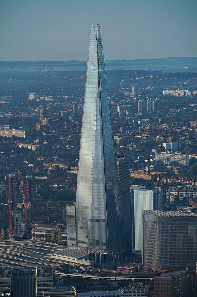 After a lavish ceremony at St Paul¿s Cathedral, including a horse and carriage, she took pals and family to a bar at The Shard skyscraper for a bash which many expected to rage well into the early hours