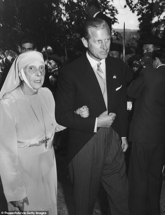 Writing in her book 'Elizabeth and Philip', Tessa Dunlop claims that Alice witnessed a 'rapid transformation in her son'. Dunlop wrote: 'Alice witnessed a rapid transformation in her son. Two days earlier she'd help him pack, and then his levels of excitement had been reminiscent of Philip's "eager tail-wagging days" as a schoolboy'