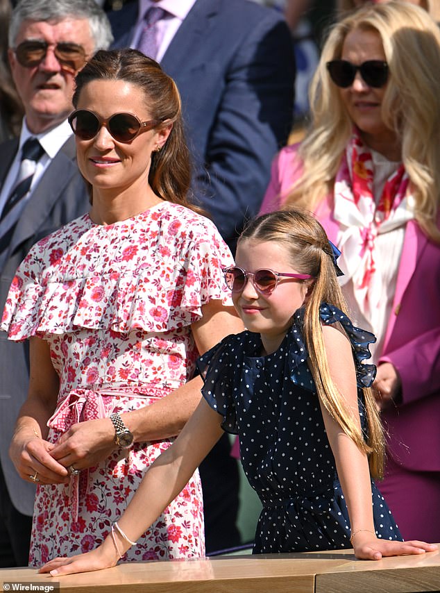 Last year, Kate was joined by her daughter, Princess Charlotte, and her sister, Pippa Matthews, for the men's final, marking her second major appearance of the year amid her cancer treatment