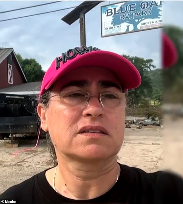 Lorena Guillen, the owner of the Blue Oak RV Park, said she saw John cling to his babies as her husband yelled for him to throw them to safety