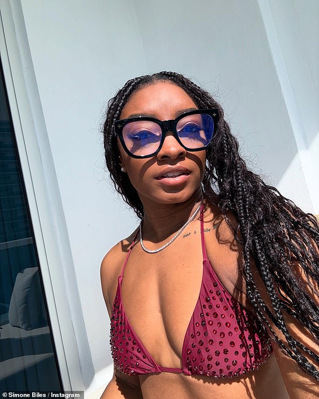 She previously showed off a seemingly smaller chest