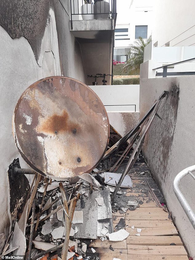 The damage has been estimated at around ¿25,000 and has left Rodney homeless