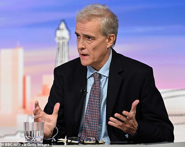 Chief Inspector of Prisons, Charlie Taylor, pictured in 2023, said technology was progressing at such a pace there was a 'theoretical risk' of it being used to help inmates break out