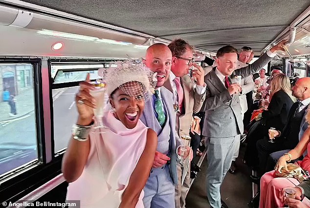 The Celebrity Big Brother star gave insight into what really went on at the big bash, from a tube ride to St Paul's to a boozy party bus