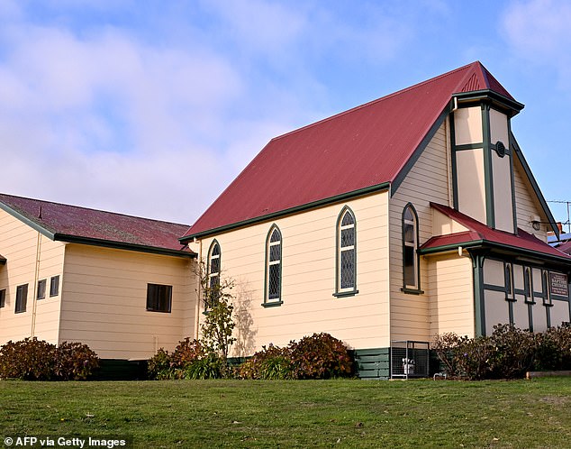 A message was posted on the noticeboard outside Korumburra Baptist Church on Tuesday