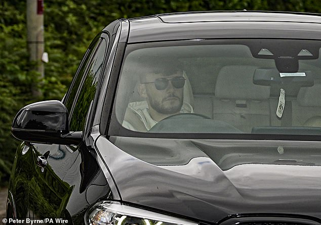 Conor Bradley was also pictured at Liverpool's AXA Training Centre ahead of the new season