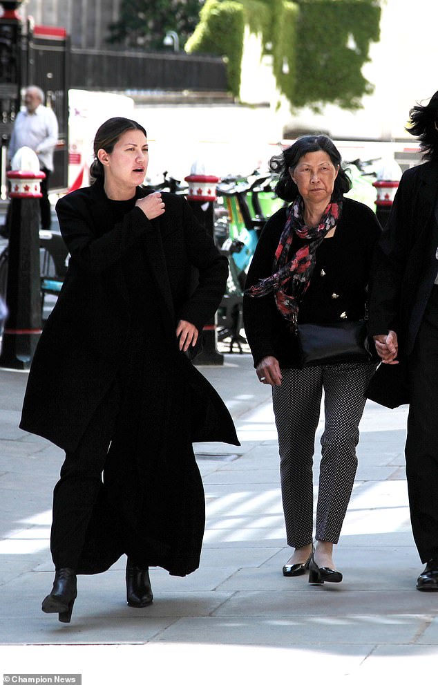 His widow Fong Yuet Cockell (right) and daughter Natalie (left) are contesting the claim made by Cindylee Cockell, who was born in Australia