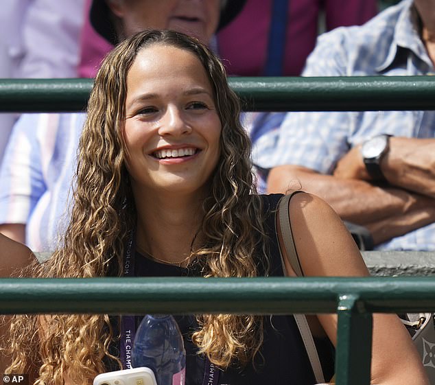His sister and 'lucky charm' Emma, has been in the headlines after getting her holiday extension approved by Morgan Stanley to support Shelton for more matches