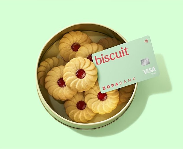 Zopa Bank launched the app-based account Zopa Biscuit last month, in a bid to take on digital rivals Starling, Monzo and Chase. You'll earn 2pc on your account balance for at least a year