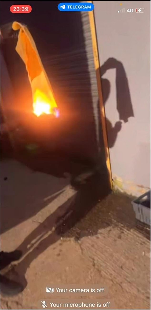 Video of the arson attack was streamed online and carried out by a group hired by Wagner