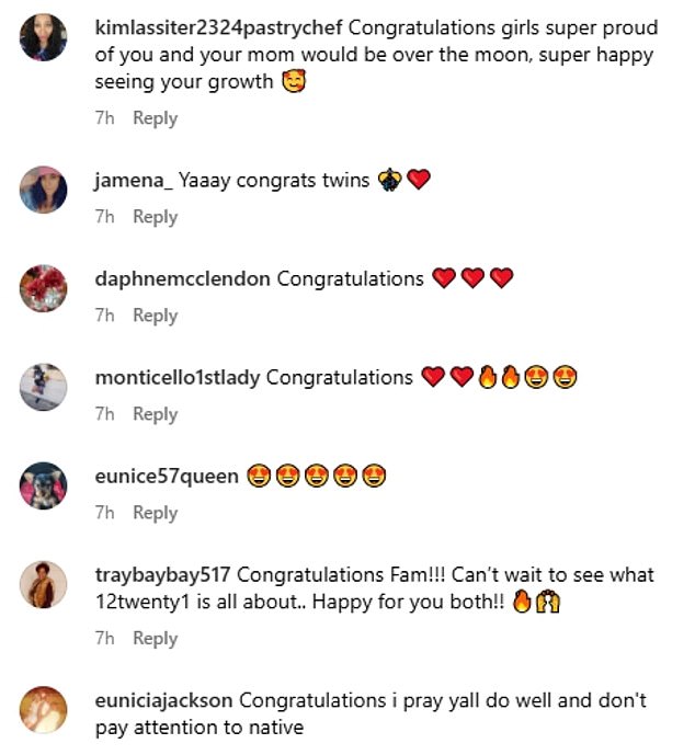 Fans cheered on Jessie and D'Lila in the comments in full praise of them launching a new business amid their father's court woes