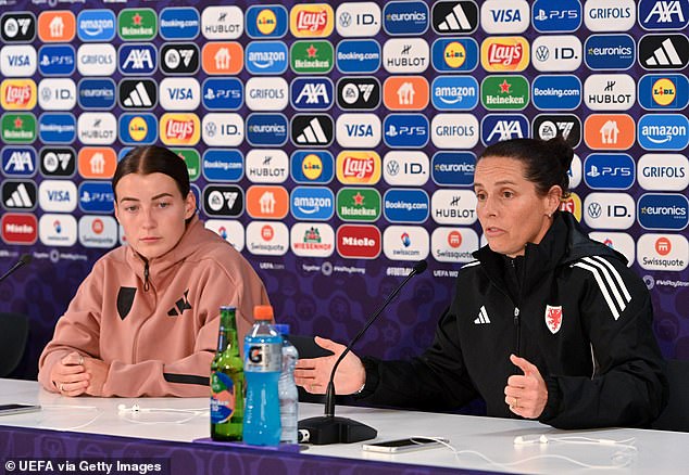 Wilkinson and Angharad James had travelled separately to the side for their media duties