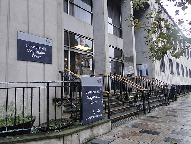Pictured: Lavender Hill Magistrates' Court where Colman appeared