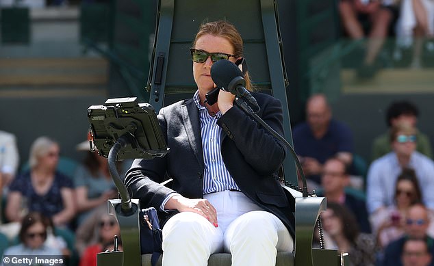 Swedish umpire Louise Azemar-Engzell shouted ‘stop’ and halted the play after a ‘fault’ was erroneously called midway through a rally in the first game of the fourth set