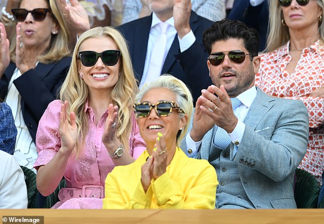 Katherine was joined by her filmmaker husband, Andrew Levitas, with the couple previously attending Royal Ascot in Berkshire last month