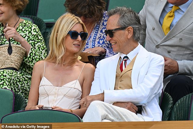 Richard E. Grant was also present, with the actor making an appearance in the Royal Box alongside his daughter, Olivia