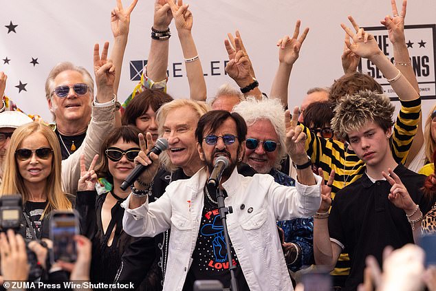 'We're seeing a lot of things happening right now and we need peace and love,' he told the Daily Mail