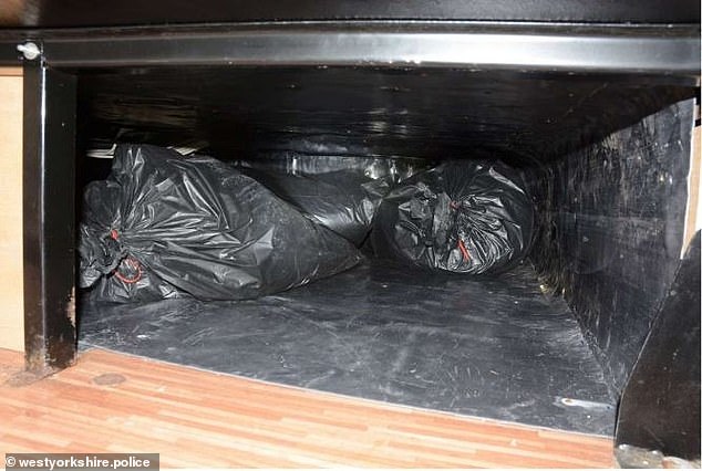 The ketamine was hidden in a compartment inside the motor home