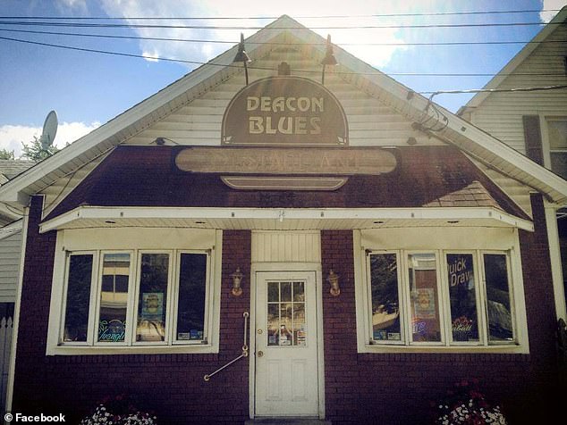 The shocking encounter occurred at an upstate New York restaurant called Deacon Blues in Watervliet (pictured)