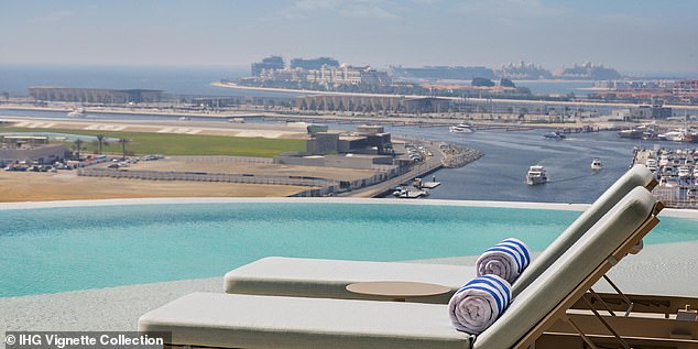 The hotel will also be home to what's set to be the 'world's highest infinity pool' on the 76th floor