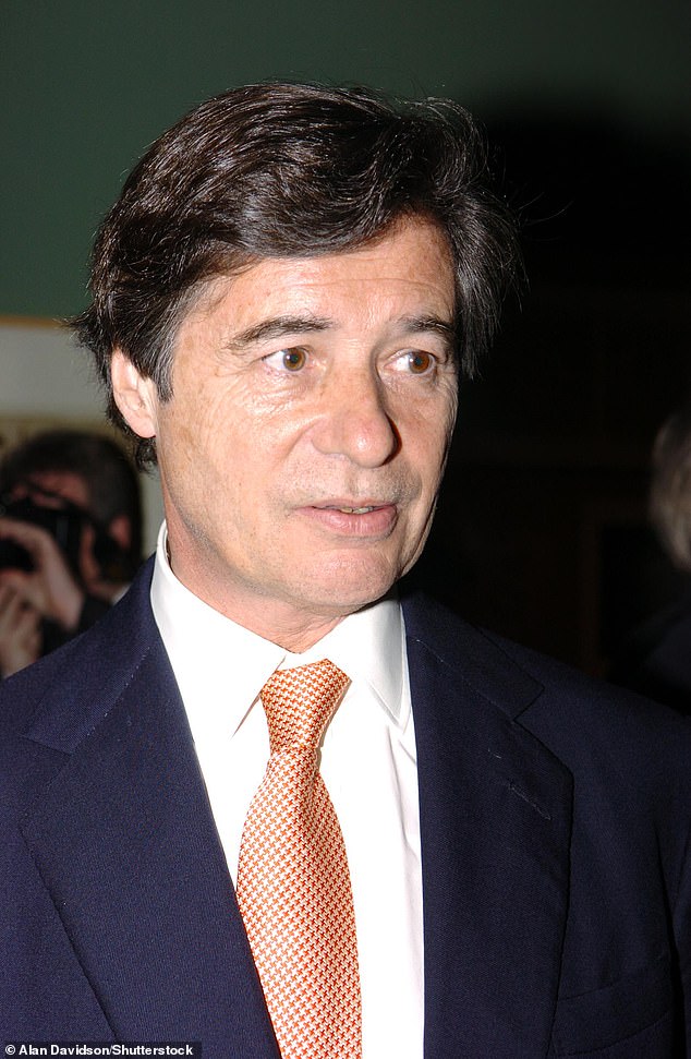 The art dealer, who remained married, died of cancer in France in 2018 at the age of 73
