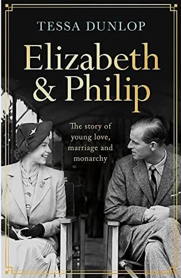 Writing in her biography of the couple, 'Elizabeth & Philip', Tessa Dunlop said that that the young Elizabeth 'couldn't take her eyes off' off the older Philip who had 'bags of confidence'