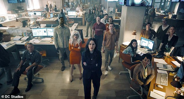 The Guardian was equally as scathing, also giving it two stars - branding it a 'dim reboot' (Rachel Brosnahan seen centre)