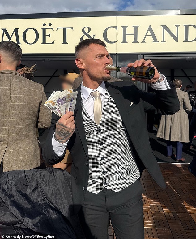 Shearsmith boasts to his 120,000 social media followers of living a luxury lifestyle, claiming he rakes in up to £1 million annually from horse racing tips and viral TikToks