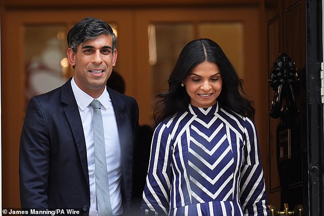 His remuneration for the role will be paid to The Richmond Project, a charity set up by Mr Sunak and his wife Akshata Murty earlier this year to improve numeracy across the UK.