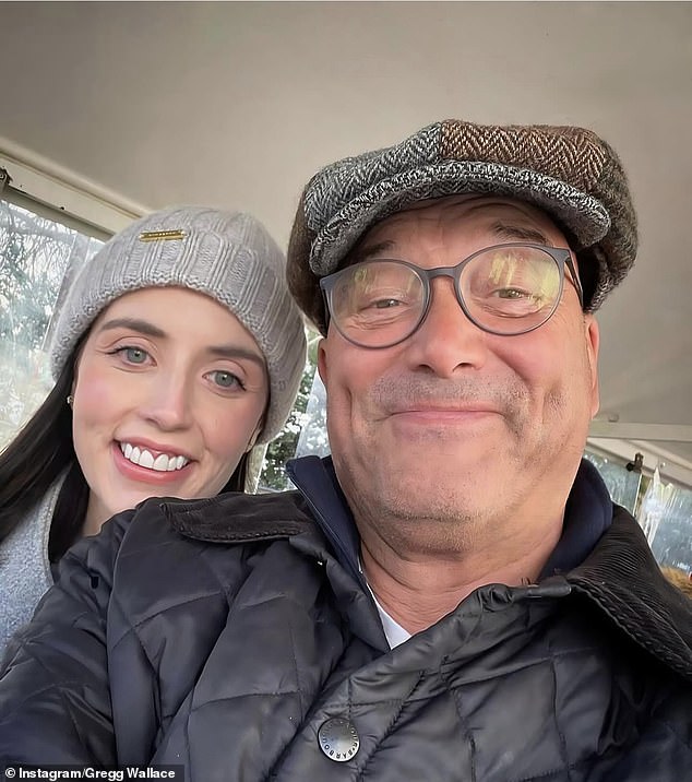 Wallace pictured with his fourth wife, Anne-Marie Sterpini, to whom he has been married since 2016