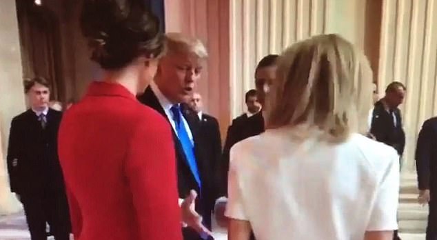 Donald Trump told Brigitte Macron in Paris in 2017: 'You know, you're in such good shape'