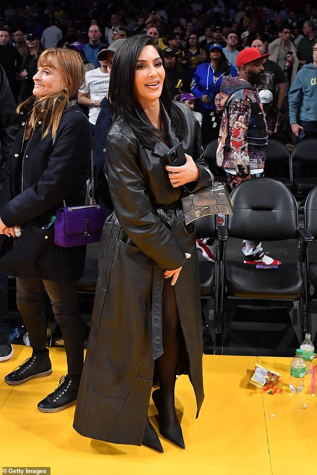 Seen in the designer again at a basketball game in 2024