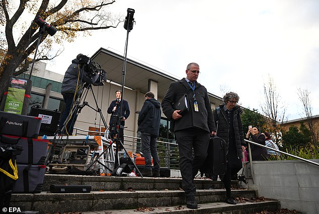 The dynamic duo: Senior Constable Stephen Eppingstall and Prosecutor Dr Nanette Rogers leave court