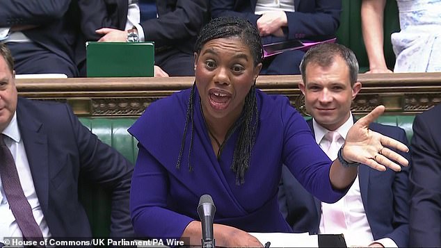 Ms Badenoch asked about the tax thresholds - and highlighted that the premier did not answer directly