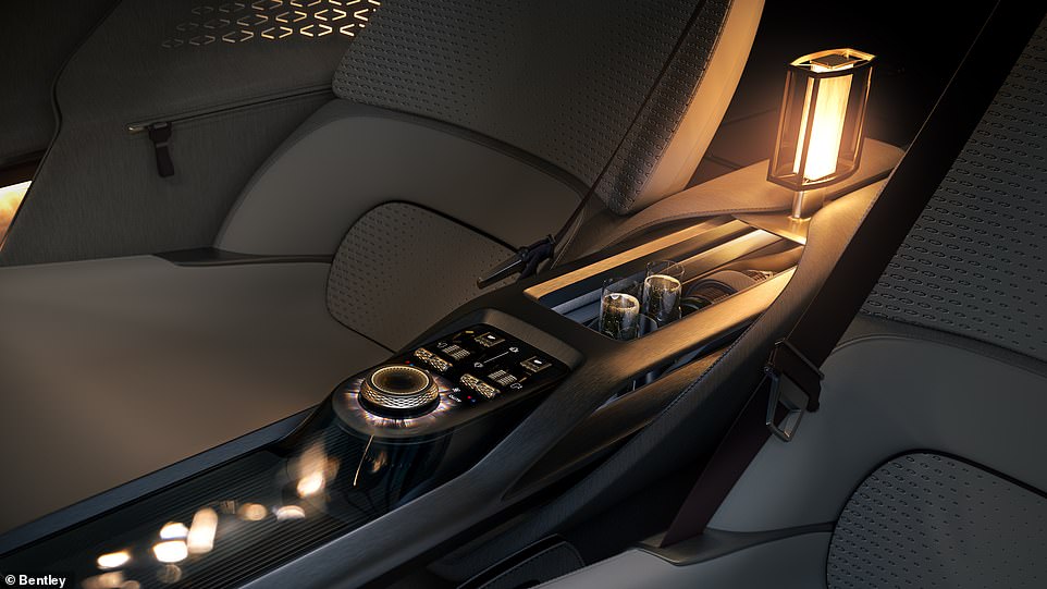 A reading lamp in the centre console running along the spine of the cabin can also be electronically adjusted forward and back to provide the ideal calming illumination for the passenger to get lost in a novel or catch up on meeting notes