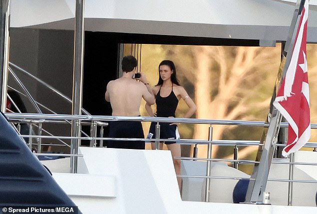 Nicola looked sensational as she posed in the shorts