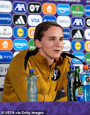 The Dutch star striker warned her long-term girlfriend that she would not hold back against her