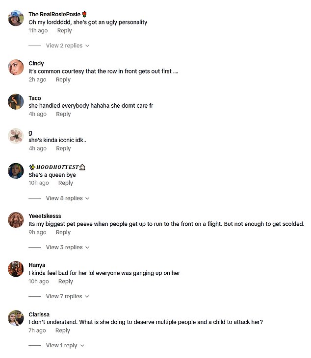 People in the comments section were divided over who to support, with some blasting the lawyer for being antagonistic, while others admired her ability to fight off multiple critics