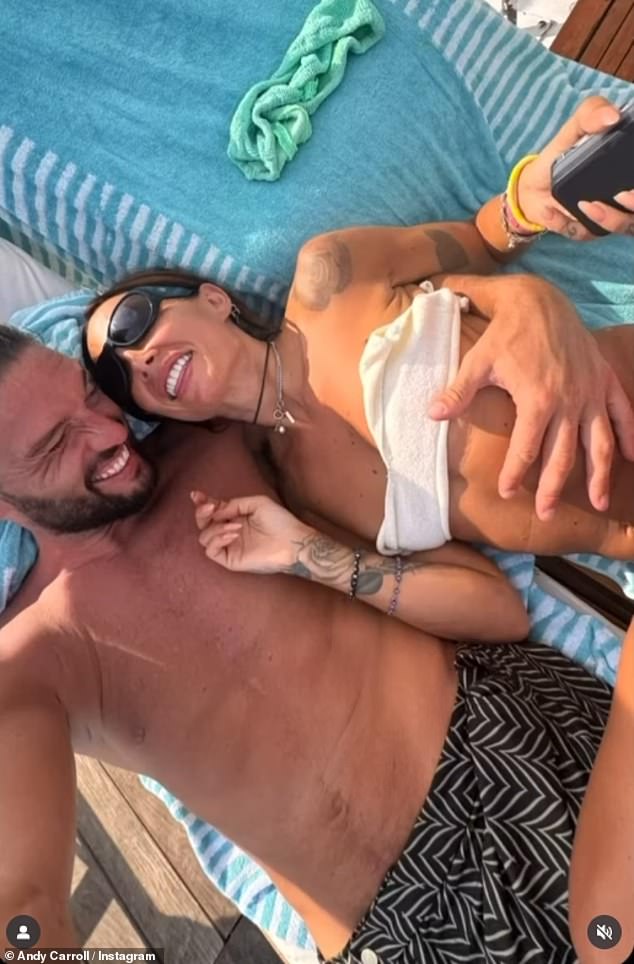 However, in Andy's latest post the couple looked as loved up as ever in a series of PDA packed snaps