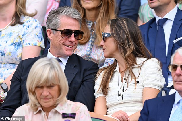 He and Anna endured a star-studded day out at the tennis